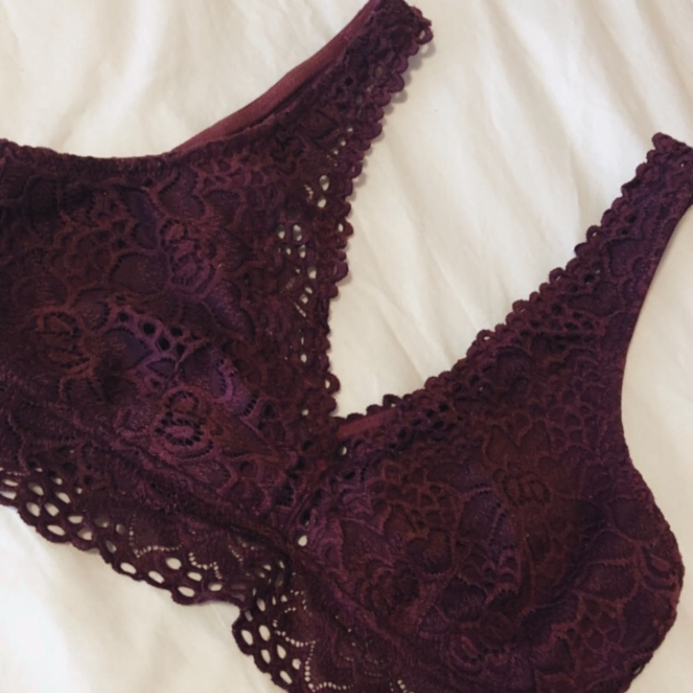 Boho lace bralette